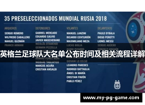 英格兰足球队大名单公布时间及相关流程详解 英格兰足球队大名单公布时间及相关流程详解